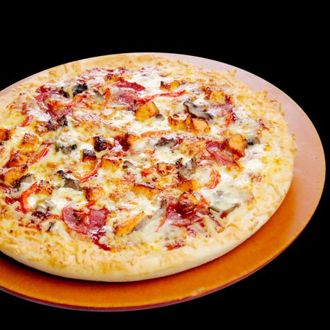 BBQ Salmon Pizza